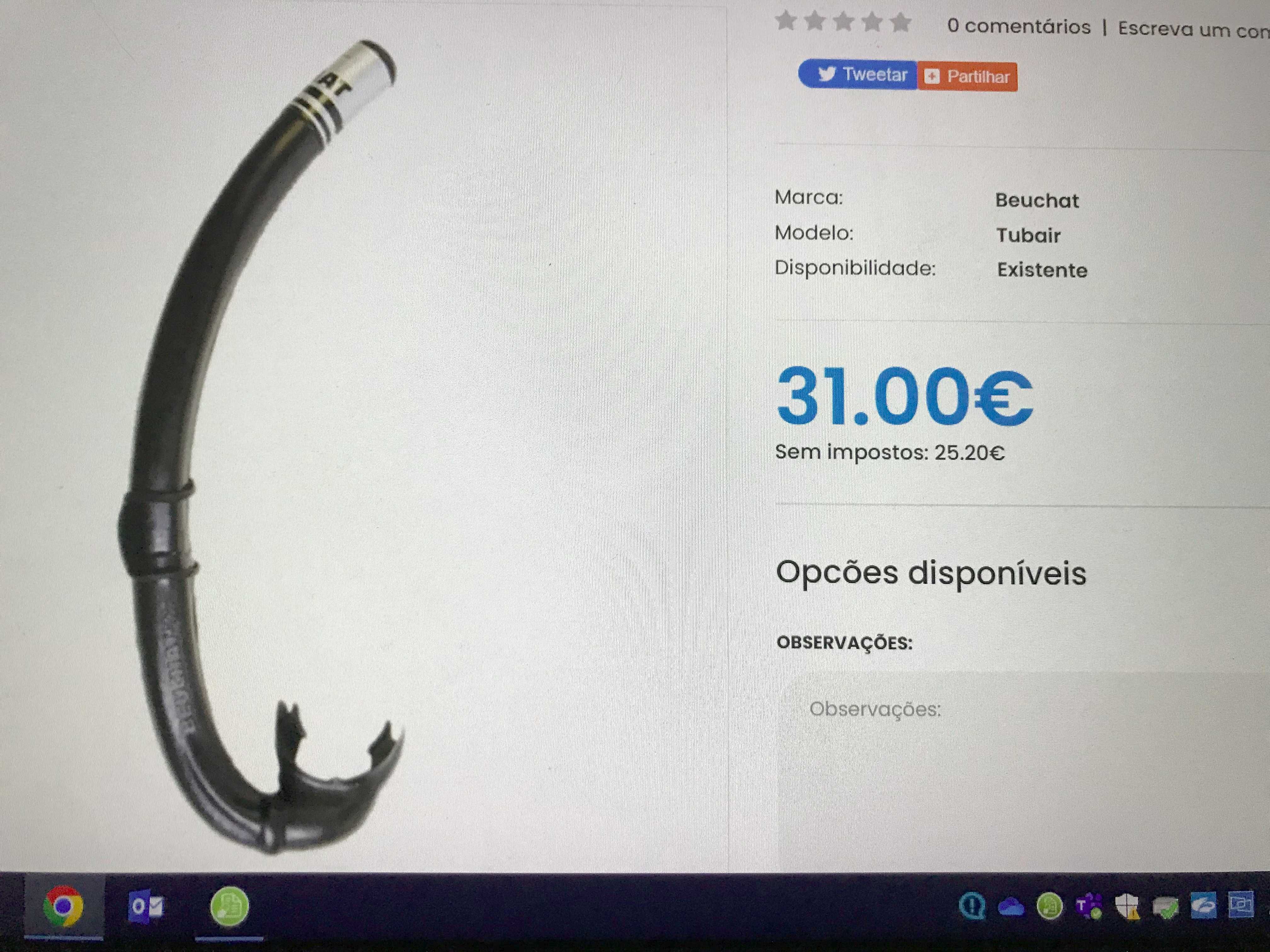 MASCARAS e Tubos Mergulho Caça/pesca Sub snorkel