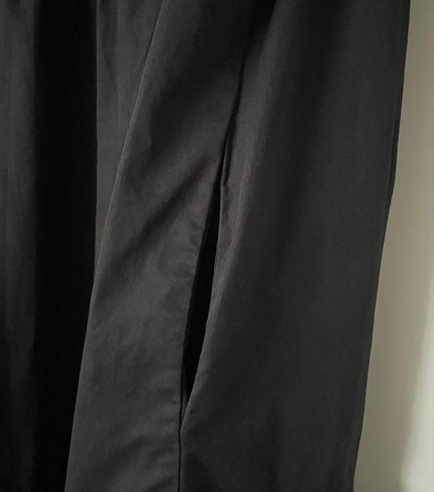 Zara / czarna sukienka midi popelinowa popelina viralowa / S 36