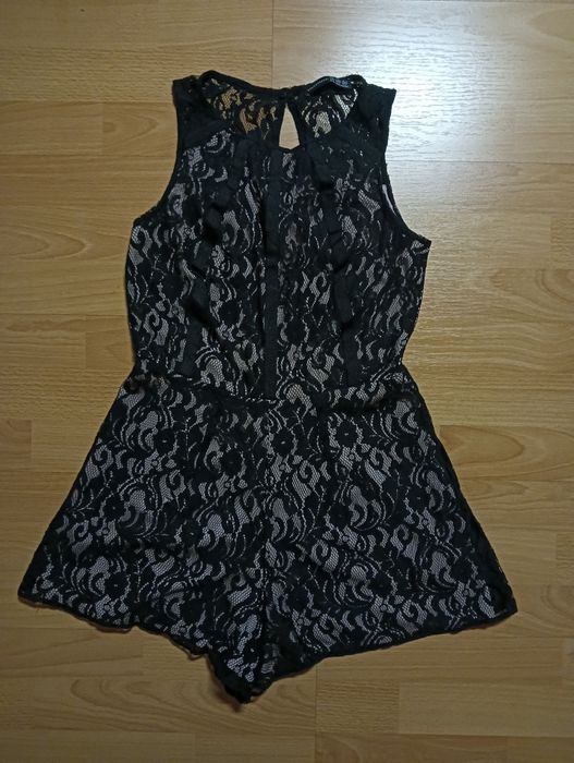 Kombinezon koronkowy czarny Atmosphere rozmiar S /M