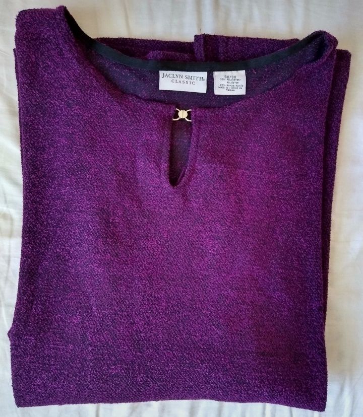 Fioletowy sweter 3 XL