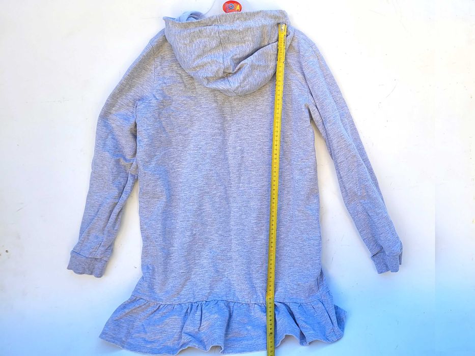 Sukienka dresowa tunika z kapturem H&M wzrost 158-164 cm wiek 12-14lat