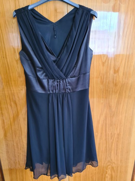 MOHITO zwiewna czarna sukienka. Rozmiar 38/M. Polecam!