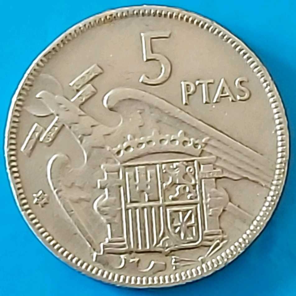 5 Pesetas de 1957*62 Francisco Franco