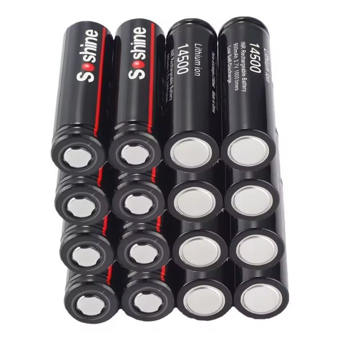 Акумулятор Soshine 14500 (AA) Li-Ion 900 mAh 3.7V
