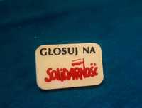znaczek, przypinka Solidarność z okresu PRL
