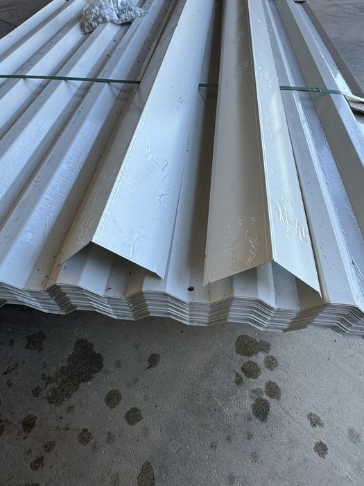 Chapa perfilada 3m lacadas de branco 270m2