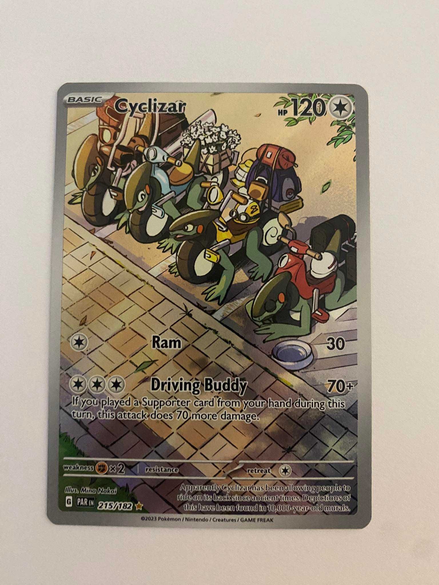 Karta Pokemon: Cyclizar (PAR 215) / Paradox Rift