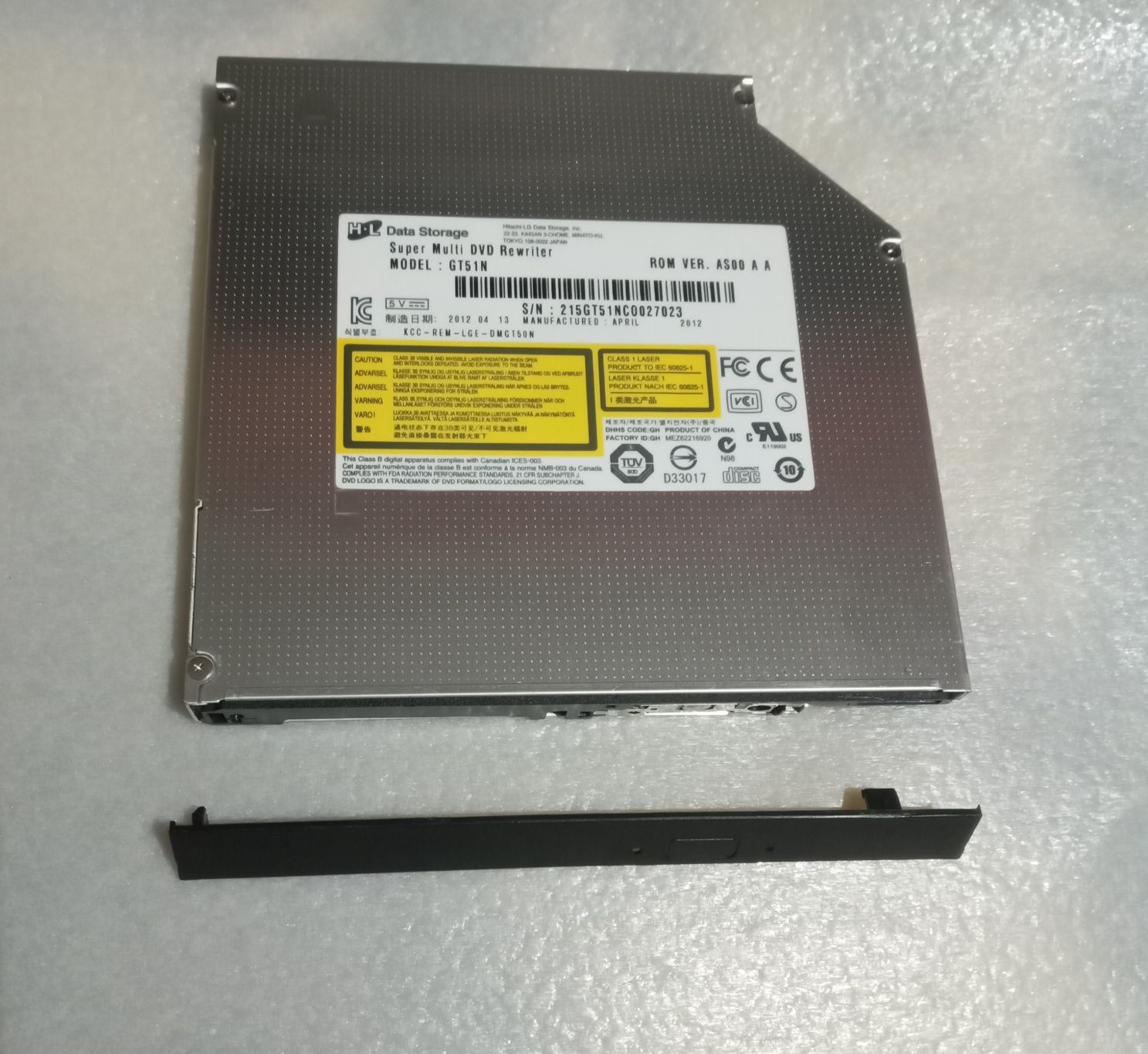 Новый DVD-привод для ноутбуков Asus K55VM (и многих др. моделей)