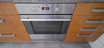 Forno eléctrico e placa fogão mista (gás e eléctrica)