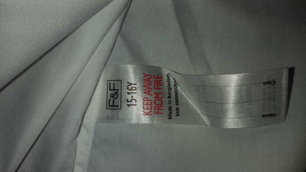 Ошатна біла сорочка F&F та штани на 14-16 років р.170 Нова