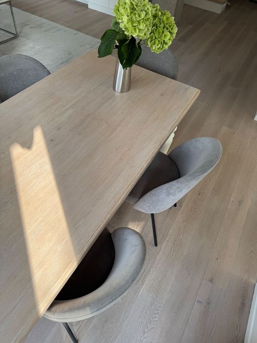 Komplet 5 stylowych krzeseł do jadalni