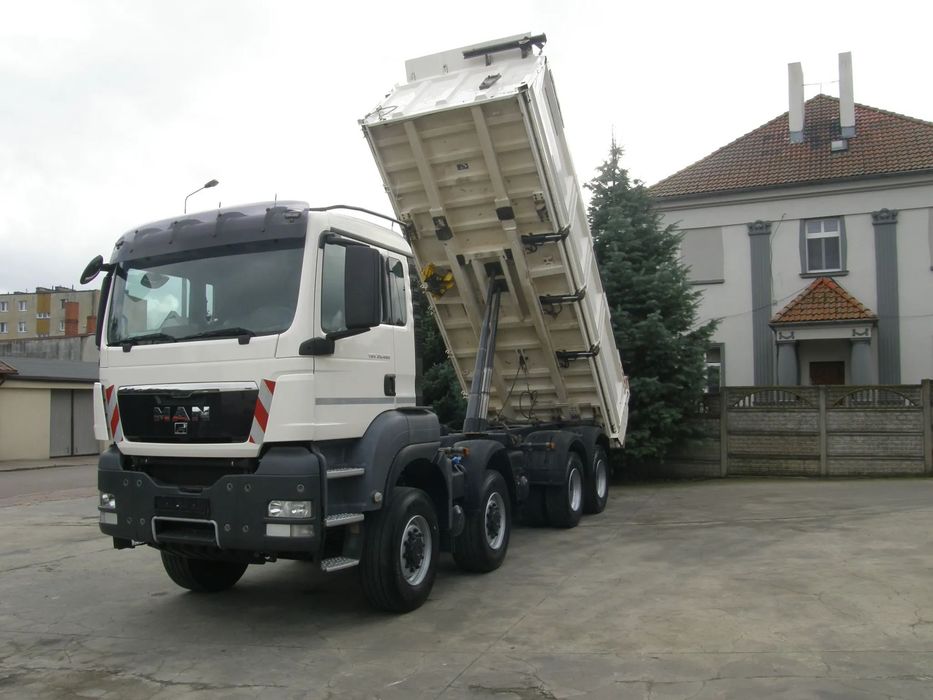 MAN TGS 35.400 EURO5 8x8 2012 BORDMATIC manual z Niemiec
