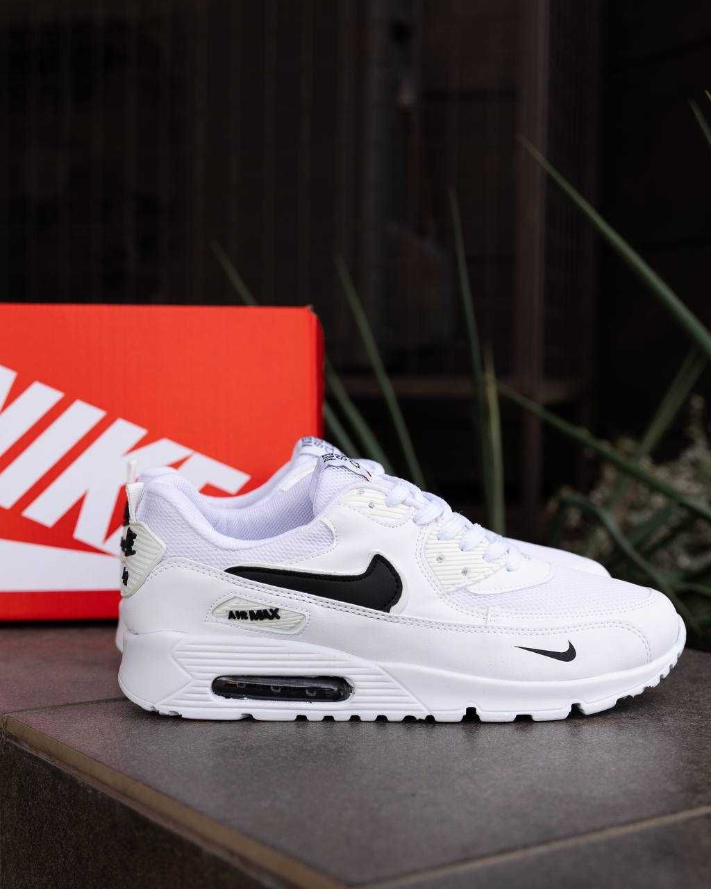 Nike Air Max 90 Чоловічі кросівки весна-літо Найк Еір Макс 90 білі