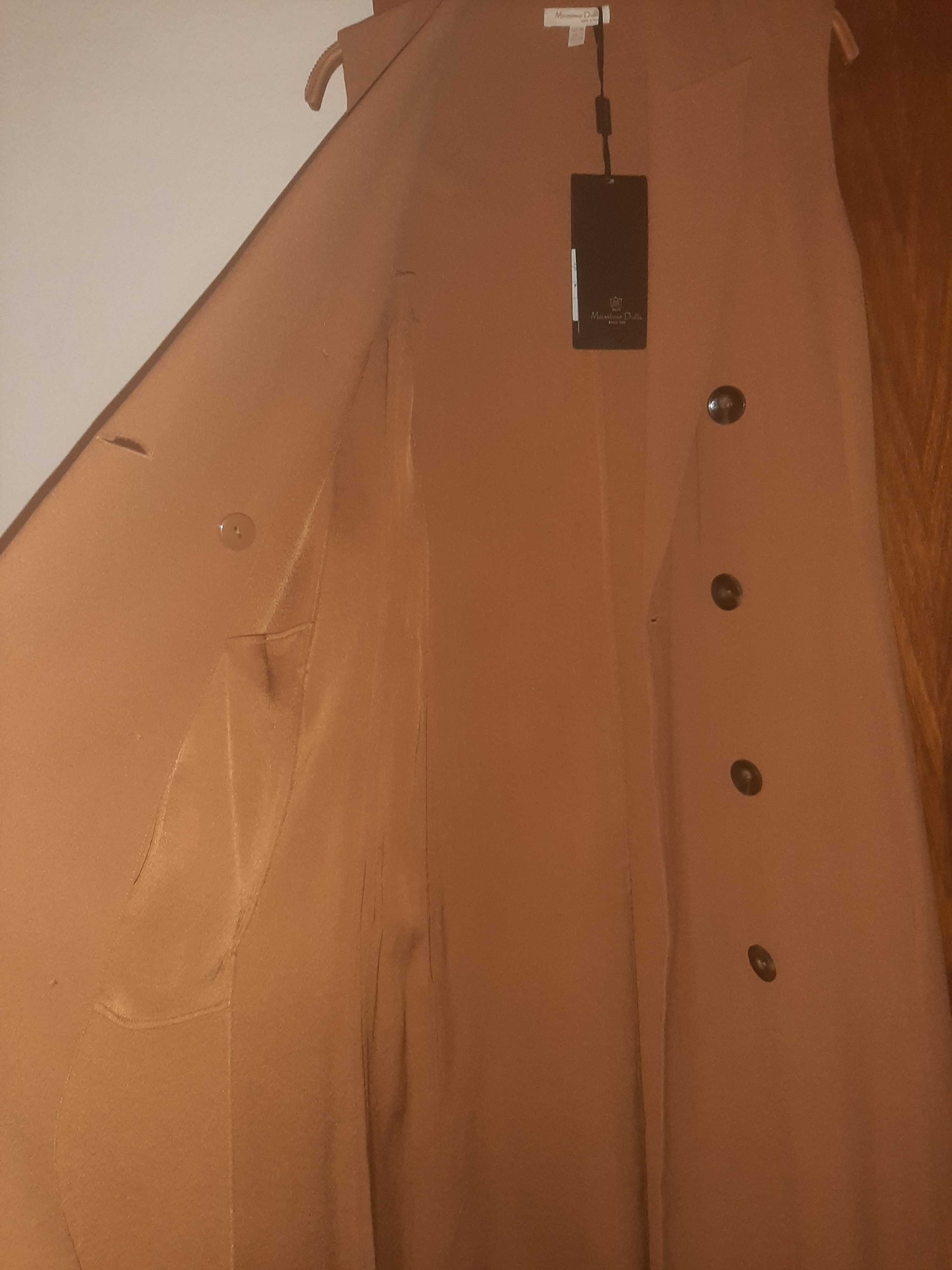 Vestido comprido smoking, Massimo Dutti Limited Edition