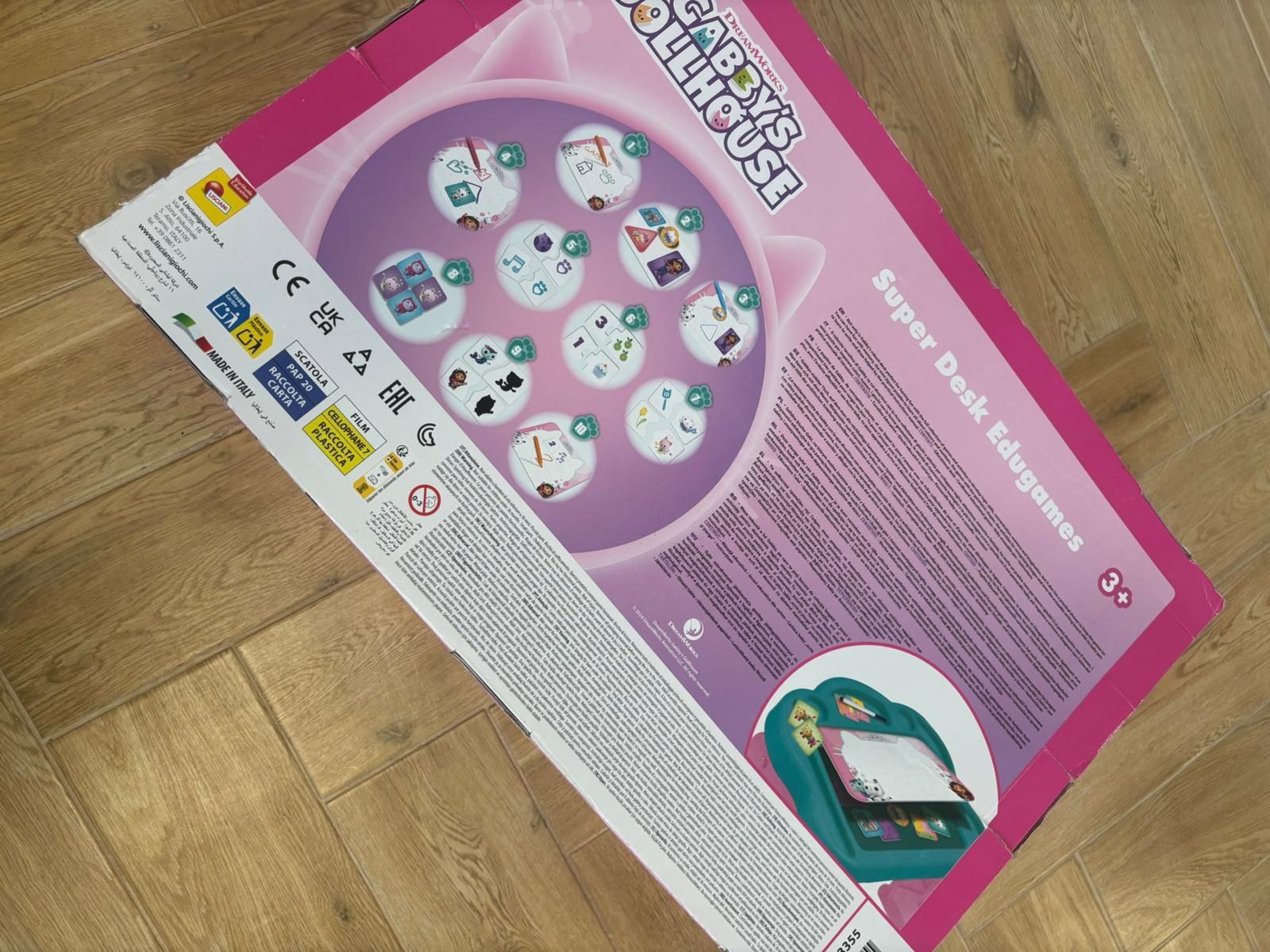 Gra planszowa Koci Domek Gabi Biurko z grami edukacyjnymi Gabby's zaba