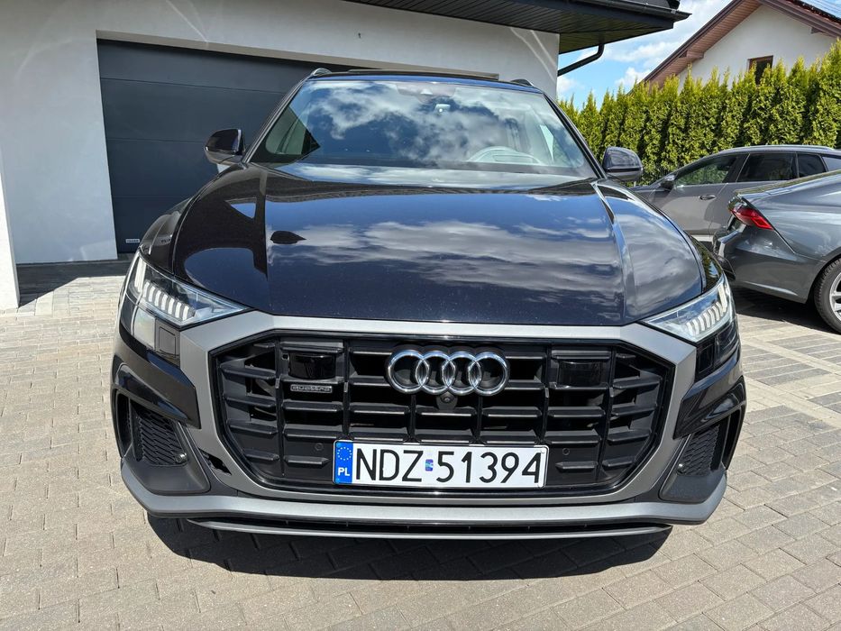 Audi Q8 S-line ACC BLIS HU B&O 3D dociągi wentyle panorama 22" Matrix PL VAT23
