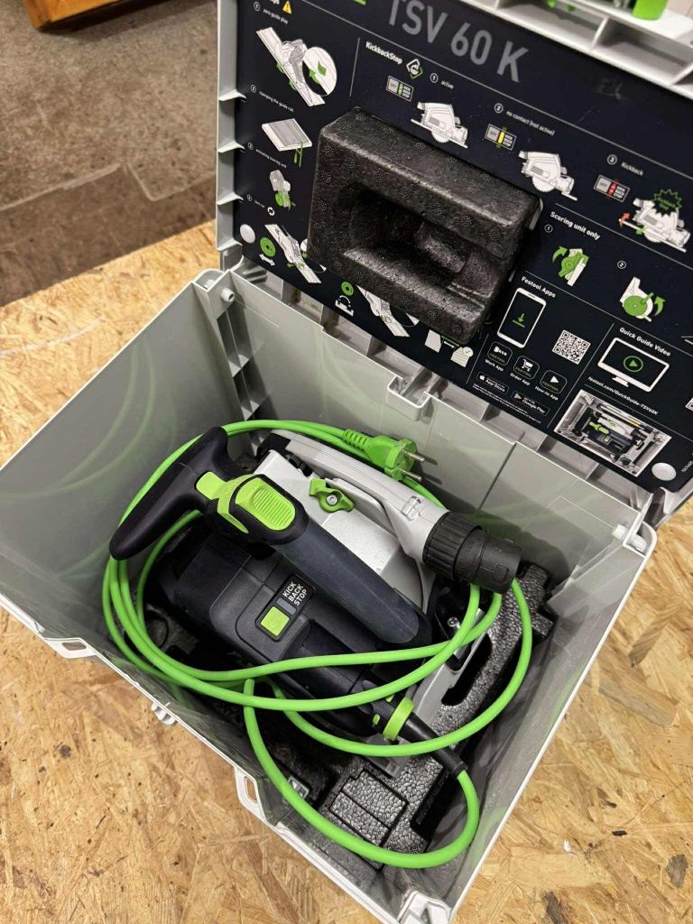 Festool zagłębiarka z podcinaniem TSV 60 KEBQ - Plus