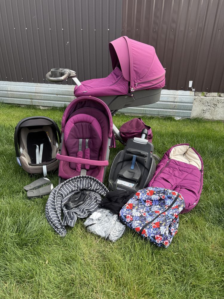 Коляска Stokke 3/1зимний  летний текстиль аксесуары