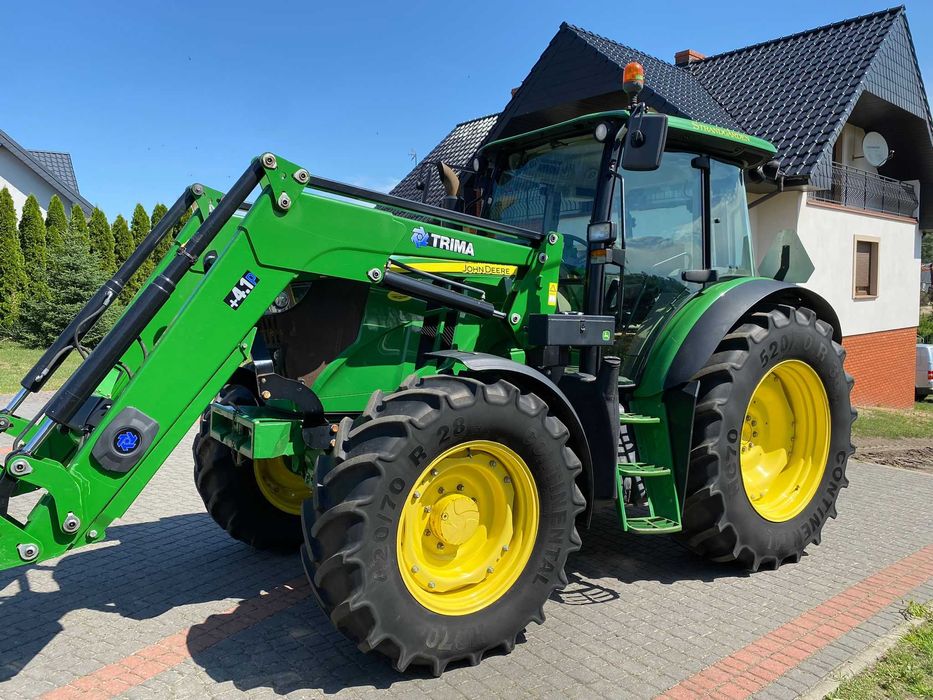 JOHN DEERE 6100 RC + Ładowacz TRIMA 4.1 P - Tylko 1960 mtg - TLS - PQ