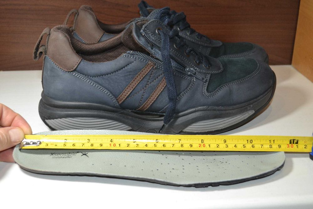 xsensible ecco 44.5р кожаные кроссовки ботинки демисезон  тактические