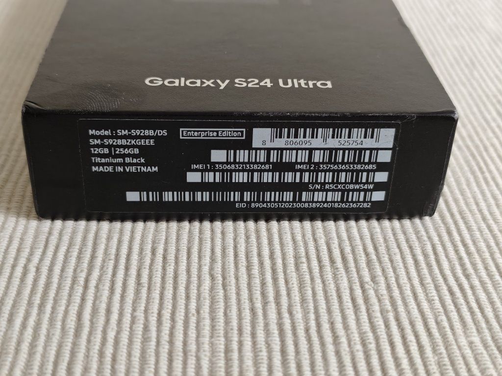 Samsung galaxy s24 ultra  12/256 black