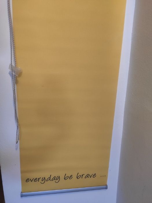 Roleta 38,5 x 110cm, żółta