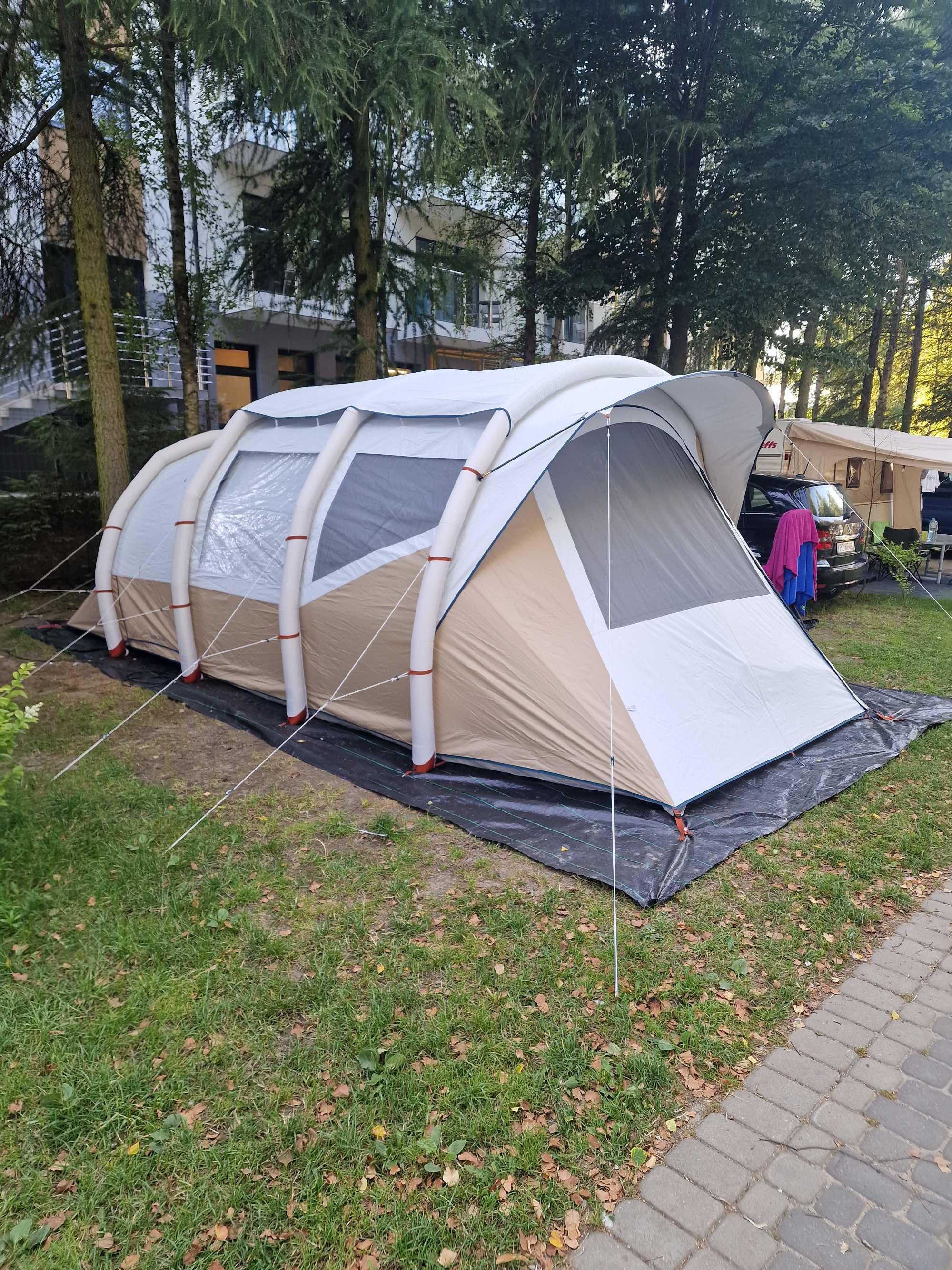 Namiot kempingowy quechua air second 6.3 + dodatki
