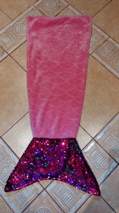 Kocyk, śpiworek Syrenka Arielka rybi ogon