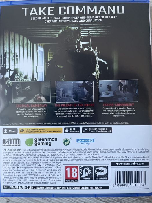 Ready or not ps5