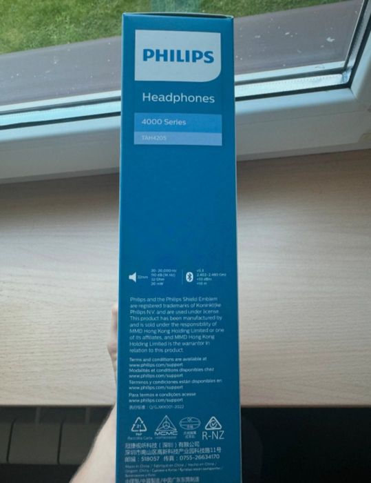 Słuchawki Philips TAH4205 nowe czarne bezprzewodowe