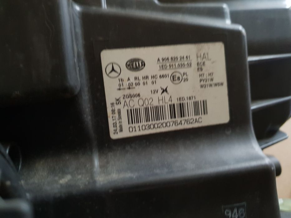 Par Opticas Mercedes sprinter originall