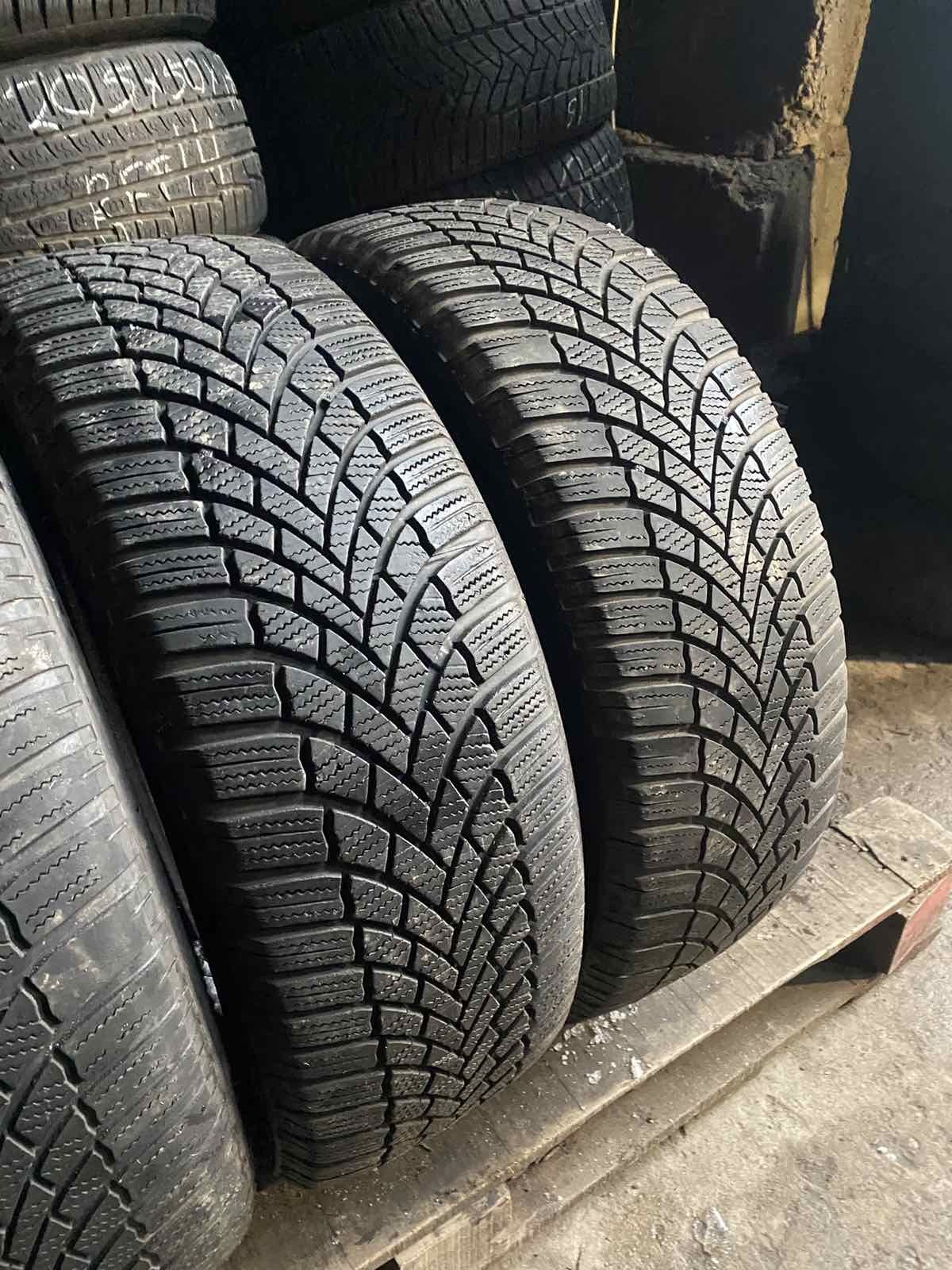 205.60.16 Bridgestone 4шт зима БУ склад шины резина из Европы 60 R16