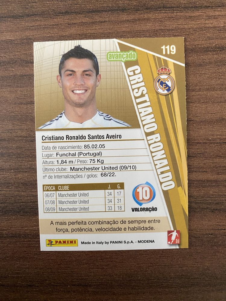 2010 Panini Megacraques Cristiano Ronaldo #119