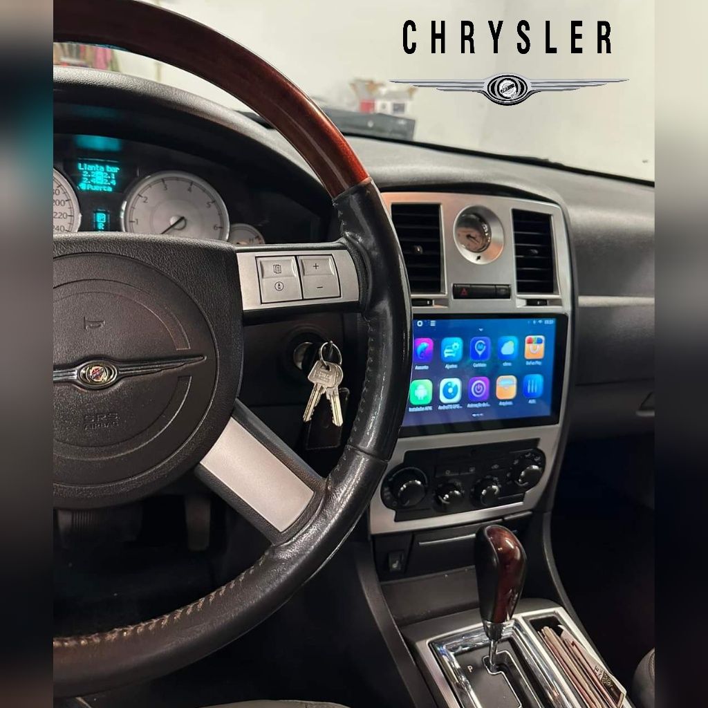 Rádio Chrysler 300C Android 13 com GPS