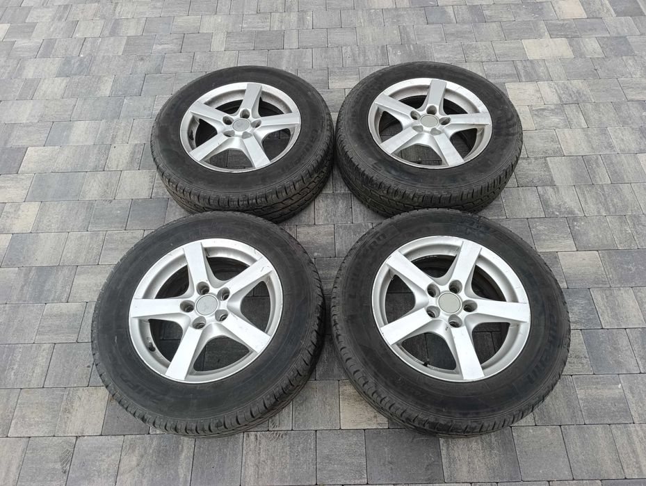 Koła aluminiowe alusy 5x120 VW T5 T5 lift opony 215/65/16C 2021r