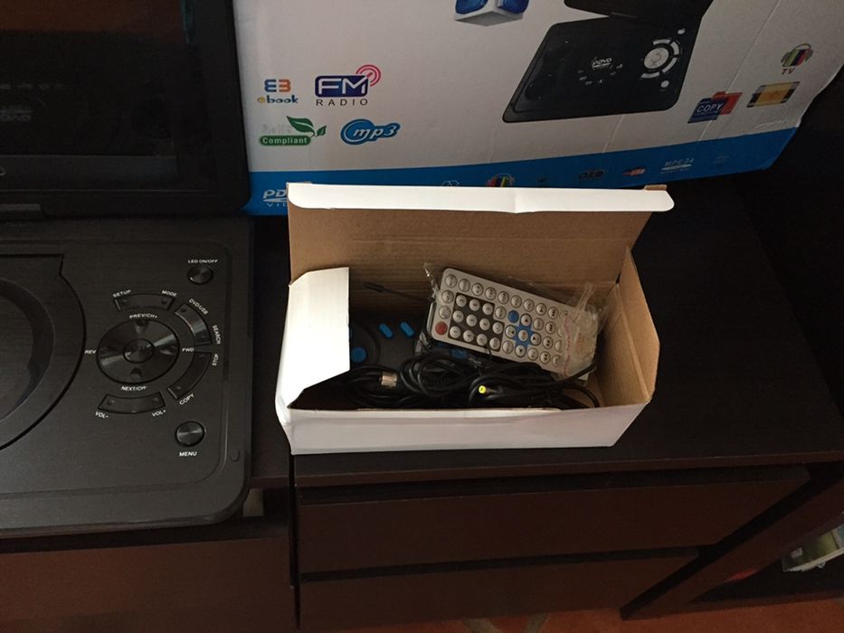 Leitor de DVD portatil