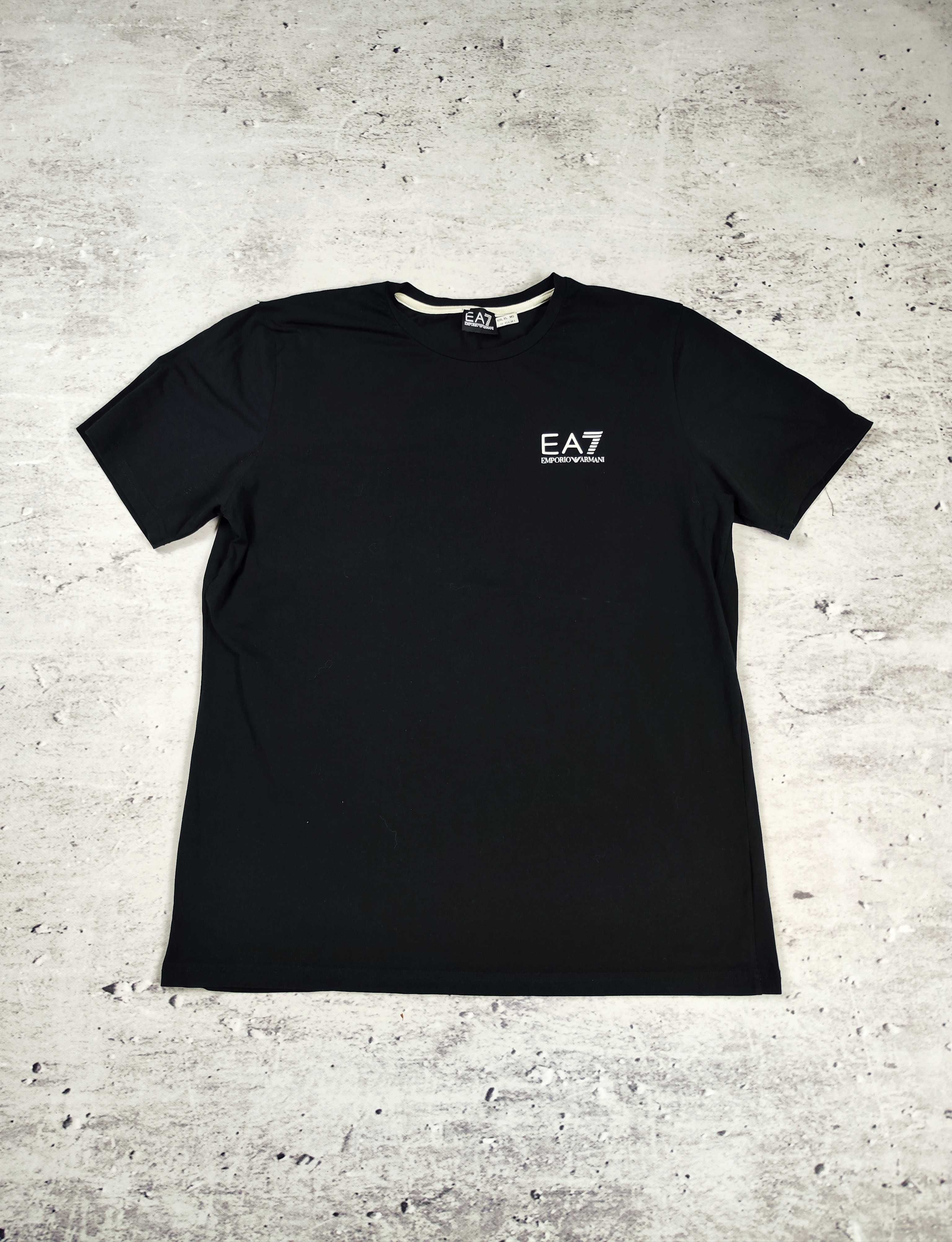 Koszulka Emporio Armani EA7 T-SHIRT czarna basic męska r. XL