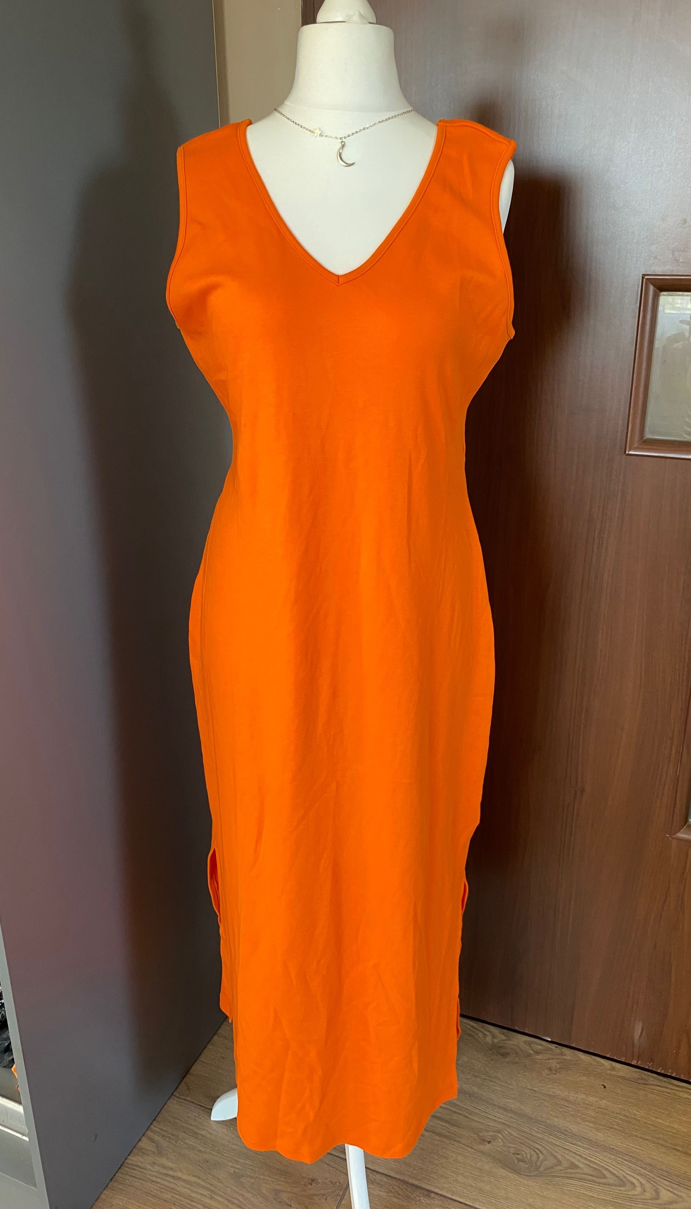 Nowa sukienka Bonprix długa maxi midi 40 42 bawełna