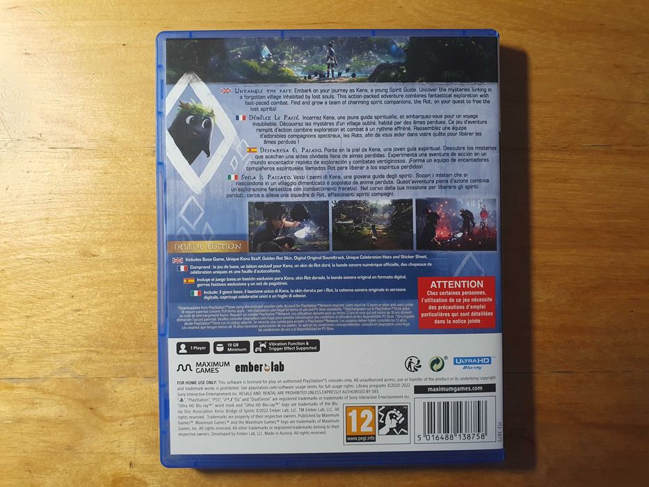 Gra PS5 KENA The Bridge of Spirits Deluxe Edition + Bonus DLC jak nowa
