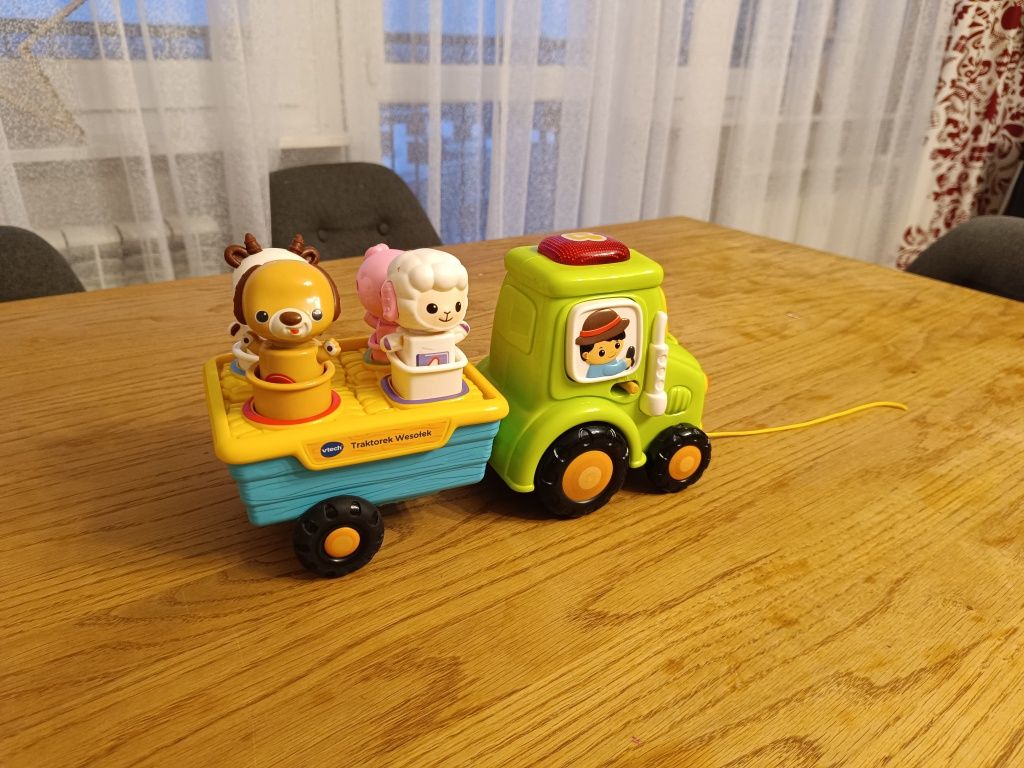Zabawka vtech wesoły traktorek zwierzęta wieś farma