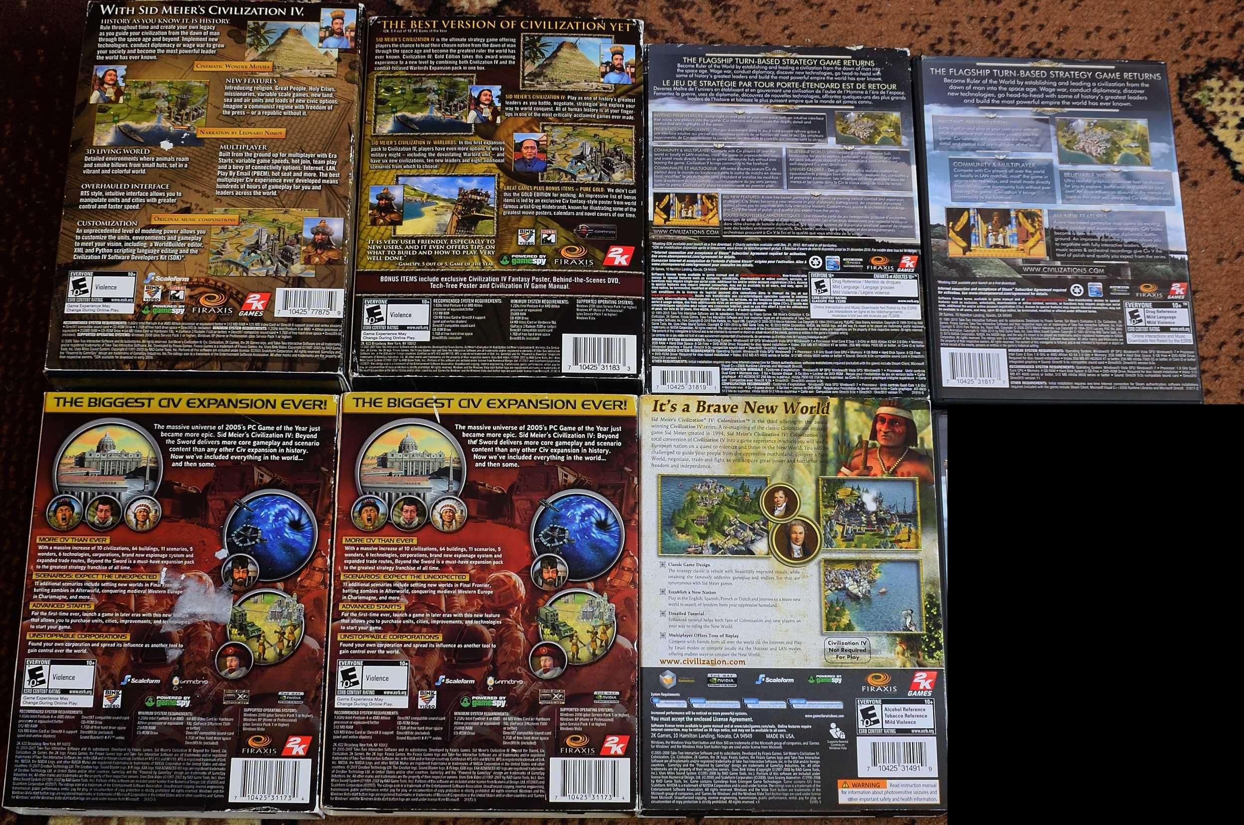 Глобальные стратегии Civilization Sid Meier Total war Лицензия из США