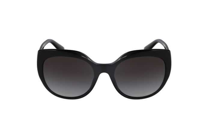Okulary przeciwsłoneczne czarne kocie DOLCE & GABBANA + etui