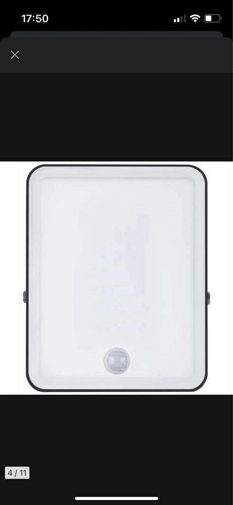 Lampa z czujnikiem ruchu  led ledwance 30w