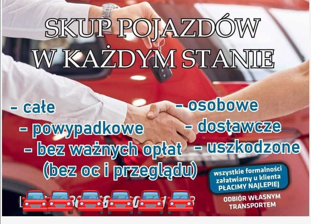 # Skup samochodów pojazdów aut 24/7 każda marka każdy stan#