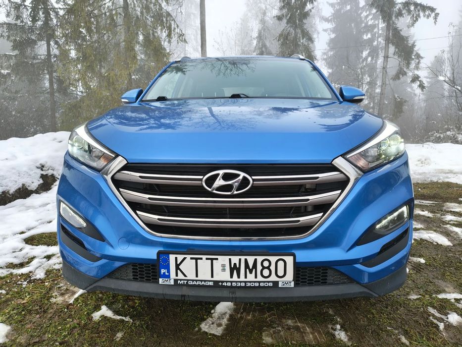 Hyundai Tucson AWD grzane fotele skóra 2.0 benzyna 2017 rok