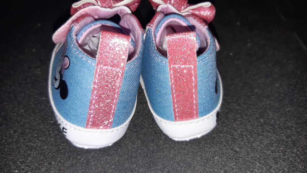 Niechodki buty Minnie 0-3 mce 16, 9,9 cm NOWE