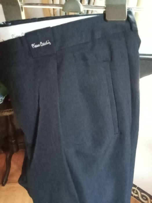 Calças de fato, azul escuro