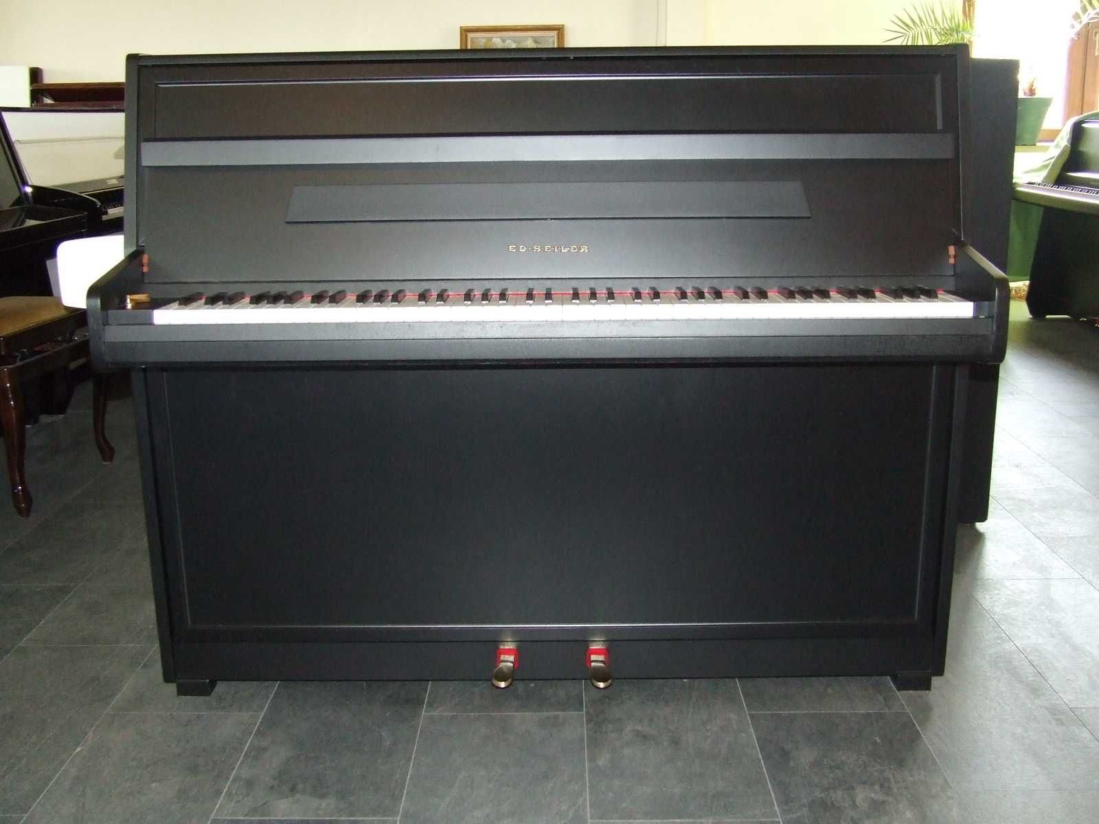 Pianino Ed. Seiler z mechaniką Renner made in Germany, czarne