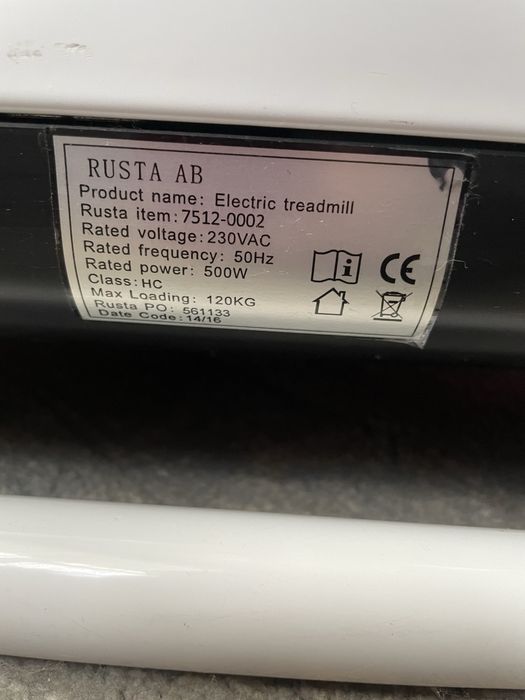 Бігова доріжка Rusta adrenalin