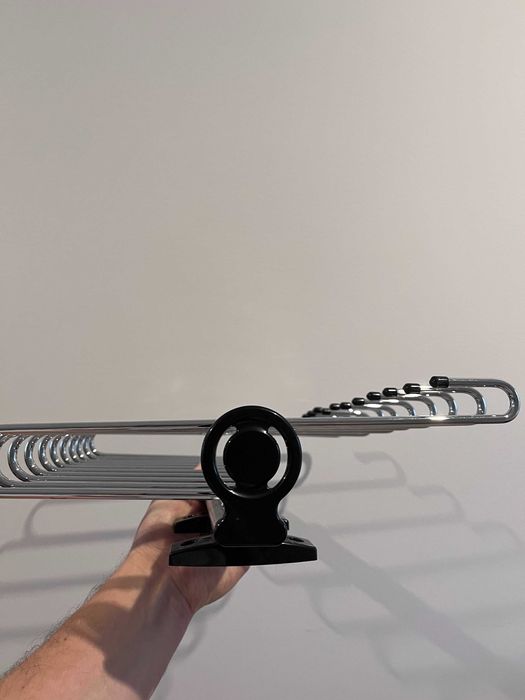 GTV wysuwny wieszak na spodnie, podwieszany, chromowany 2x szt.